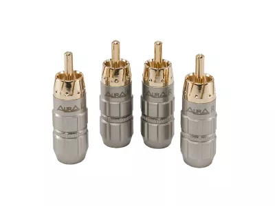 AurA RCA-P619 для кабеля до 6 мм, 4шт